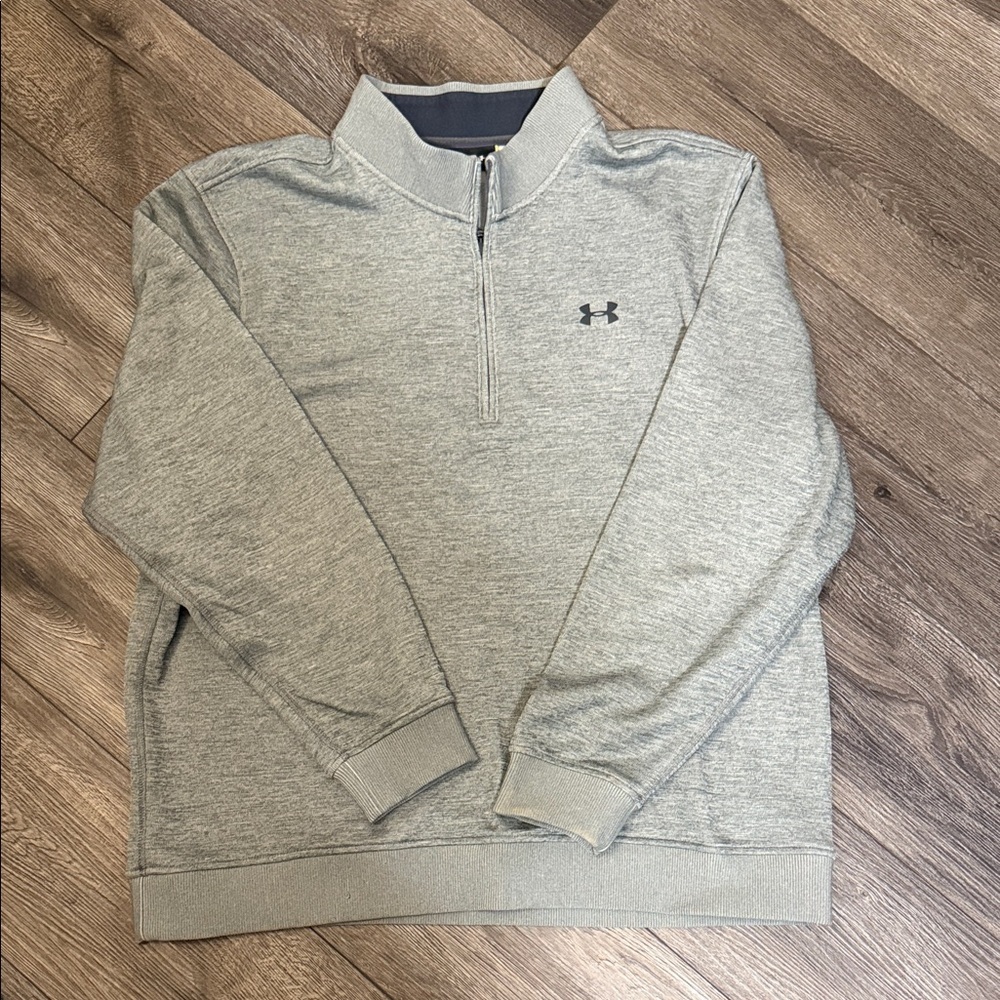 Under Armour Light Gray Half-Zip Pullover